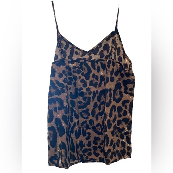 Golden Threads Leopard Print Strappy Tank - Picture 6 of 8